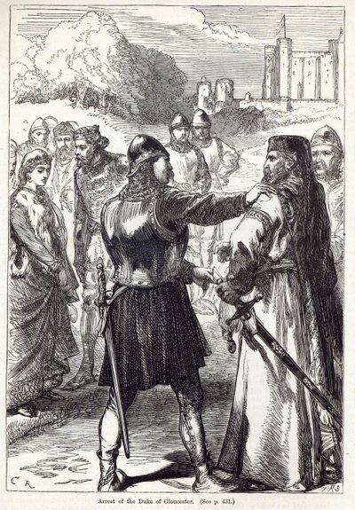 Arrest of the Duke of Gloucester, illustration from 