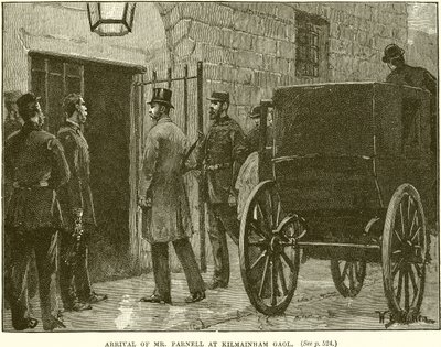 Arrival of Mr. Parnell at Kilmainham Gaol by English School