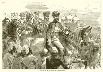 Arrival of Major Lawrence at Coilady (1753) by English School