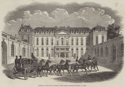Arrival of the Bey of Tunis, at the Palais d