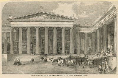 Arrival of the Remains of the Tomb of Mausolus by English School