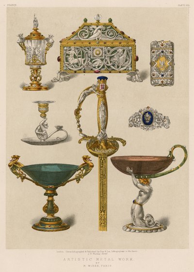 Artistic Metal Work by English School