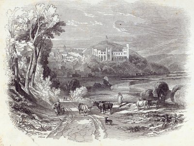 Arundel Castle and Town, from 