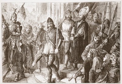 As they were leading him out of the church.. he began to sing, Credo in Unum Deum by English School