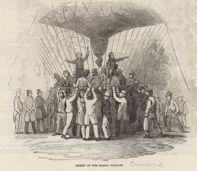 Ascent of the Nassau Balloon by English School