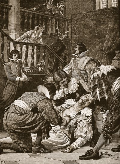 Assassination of the Duke of Buckingham, illustration from 