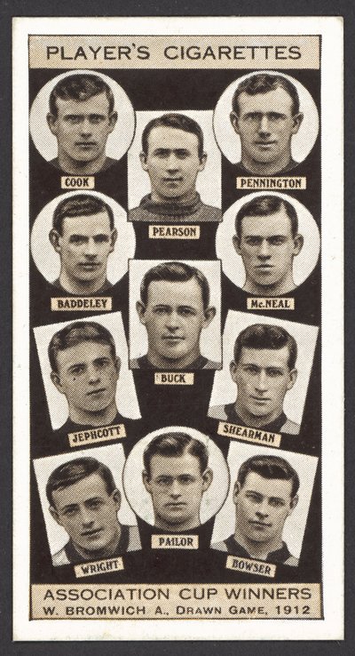 Association Cup Winners, West Bromwich Albion, Drawn Game by English School