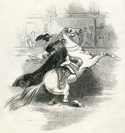 Astleys Amphitheatre, London, Scene in the Circus by English School