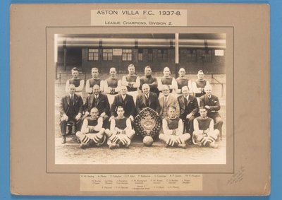Aston Villa F.C., 1937-38, League Champions, Division 2 by English School