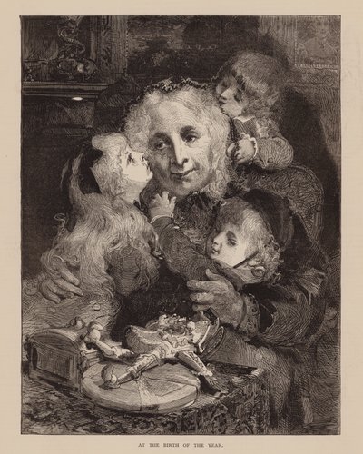 At the Birth of the Year by English School