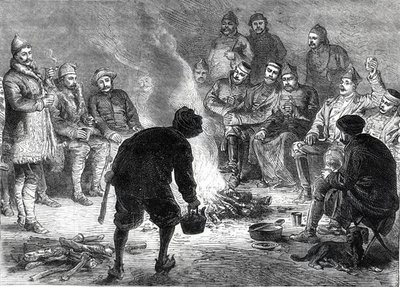At the Camp of the 10th Hussars, Jellalabad by English School