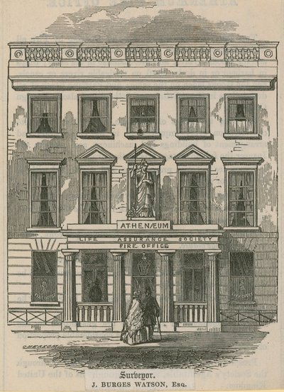 Athenaeum Life Assurance Society, Fire Office, London by English School
