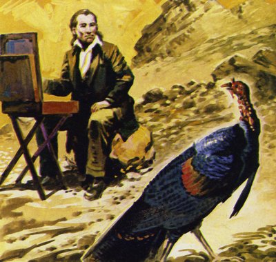 Audubon devoted his life to painting the birds of America by English School
