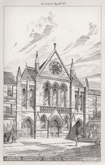 Augustine Congregational Church, Friar Street, Reading by English School