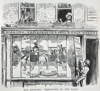 Bad Hanging, Illustration from Punch by English School