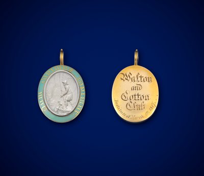 Badge for the Walton and Cotton Club, Instituted March 19 1871 by English School
