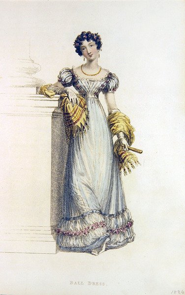 Ball Dress, Fashion Plate from Ackermann