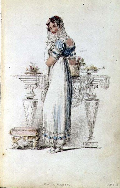 Ball Dress, Fashion Plate from Ackermann