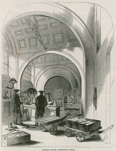 Bank of England, Bullion Office and Gold Weighing Room by English School