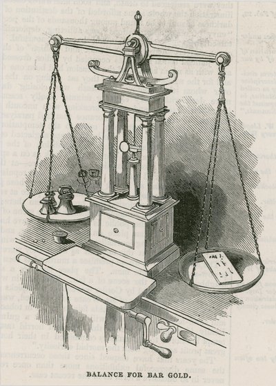 Bank of England, Bullion Office and Gold Weighing Room by English School