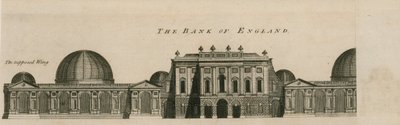 Bank of England, West Wing added by Sir Robert Taylor, 1783 by English School