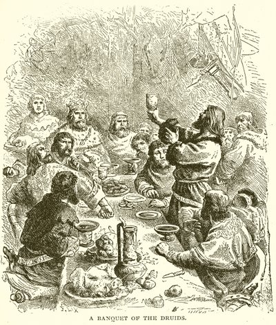 Banquet of the Druids by English School