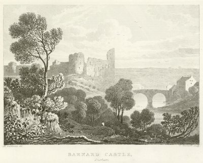 Barnard Castle, Durham by English School