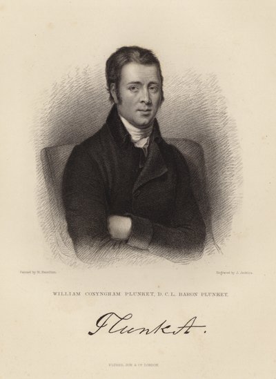 Baron Plunket by English School