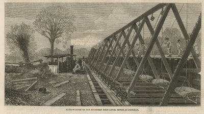 Barrow-hoist on the Southern High-Level Sewer at Peckham by English School