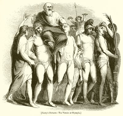 The Victors at Olympia by English School