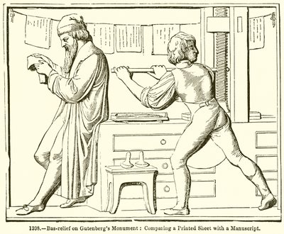Bas-Relief on Gutenberg