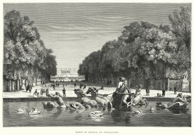 Basin of Apollo, at Versailles by English School
