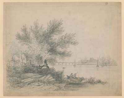 Battersea Bridge by English School