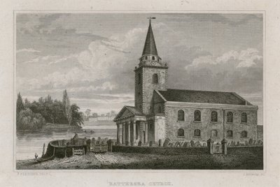 Battersea Church, Surrey by English School