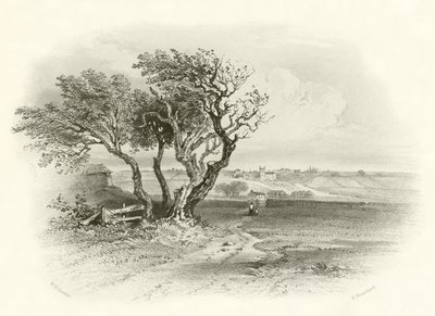 Battle field of Prestonpans by English School