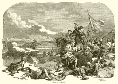 Battle of Culloden by English School