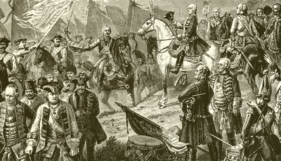Battle of Hohenfriedberg by English School