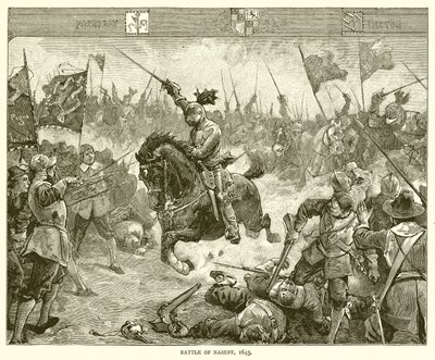 Battle of Naseby, 1645 by English School