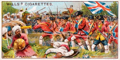 Battle of Plassey by English School