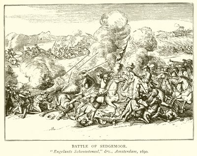 Battle of Sedgemoor by English School