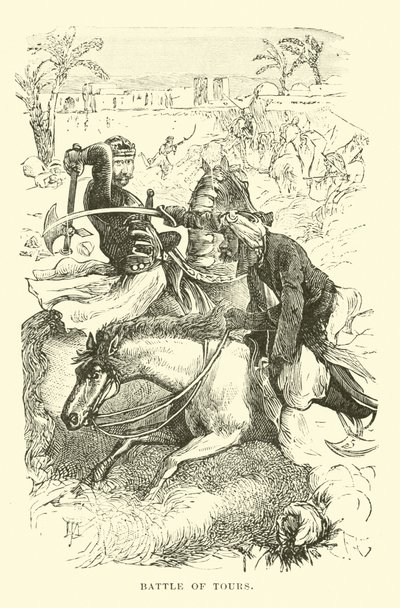 Battle of Tours by English School