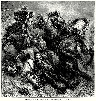 Battle of Wakefield and Death of York by English School