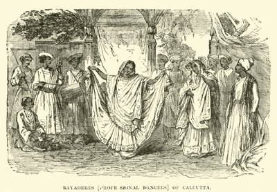 Professional Dancers of Calcutta by English School