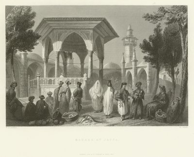 Bazaar at Jaffa by English School