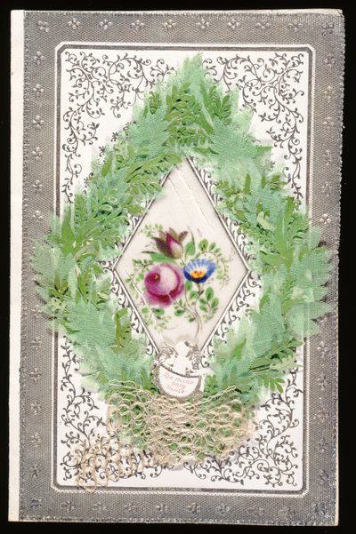 Be Mine Only Mine, Valentine card, c.1830 by English School