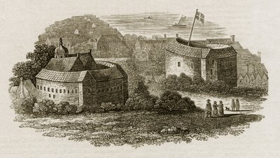 Bear Garden and Globe Theatre, Southwark, London, c.1600 by English School