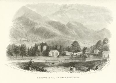 Beddgelert, Carnarvonshire, Wales by English School