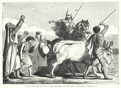 Behold the Tears of Such as Were Oppressed, and They Had No Comforter, Ecclesiastes IV by English School