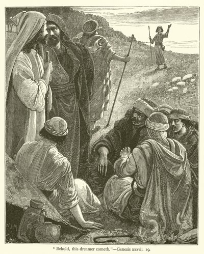Behold, this dreamer cometh, Genesis, xxxvii by English School