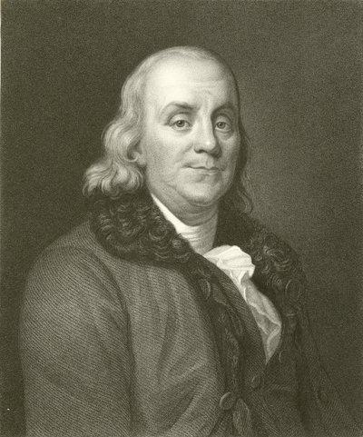 Benjamin Franklin by English School